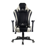 Silla Gamer Valorant Negro y Blanco 52x133cm Reclinable con Soporte Lumbar y Apoya Cabezas - SILLAS DE OFICINA | Bylmo