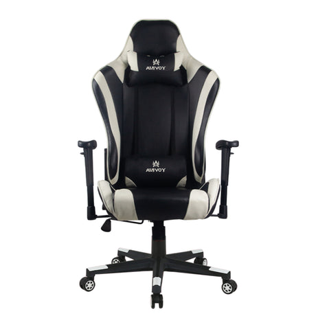 Silla Gamer Valorant Negro y Blanco 52x133cm Reclinable con Soporte Lumbar y Apoya Cabezas - SILLAS DE OFICINA | Bylmo