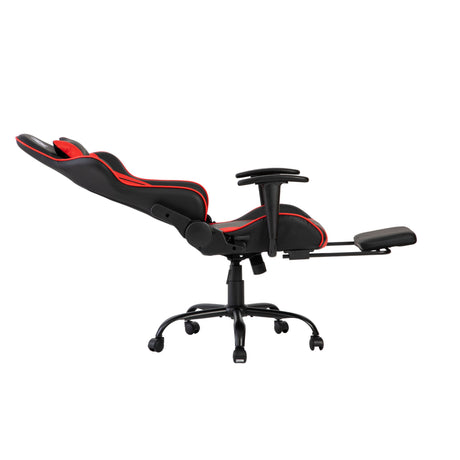 Silla Gamer Cupra Negro y Rojo 54x137cm Reclinable con Soporte Lumbar y Apoya Cabezas - SILLAS DE OFICINA | Bylmo