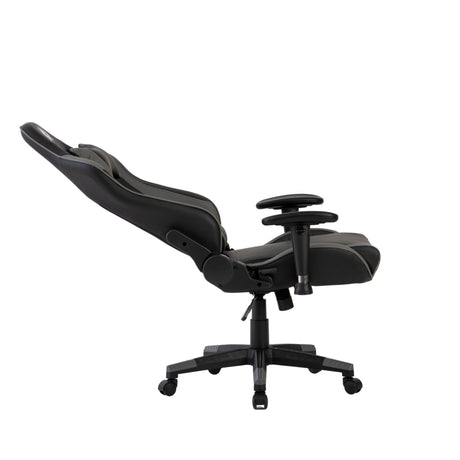 Silla Gamer Cupra Negro y Gris 54x137cm Reclinable con Soporte Lumbar y Apoya Cabezas - SILLAS DE OFICINA | Bylmo