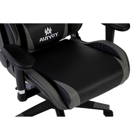 Silla Gamer Cupra Negro y Gris 54x137cm Reclinable con Soporte Lumbar y Apoya Cabezas - SILLAS DE OFICINA | Bylmo
