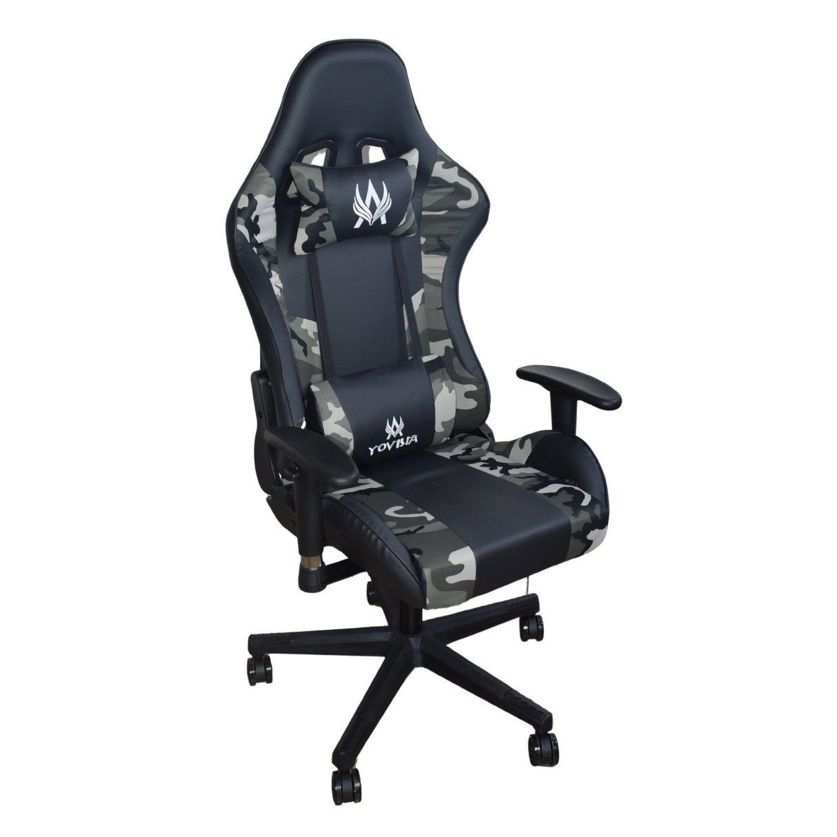 Silla Gamer Black Cops Negro 51x132cm Reclinable con Soporte Lumbar y Apoya Cabezas - SILLAS DE OFICINA | Bylmo