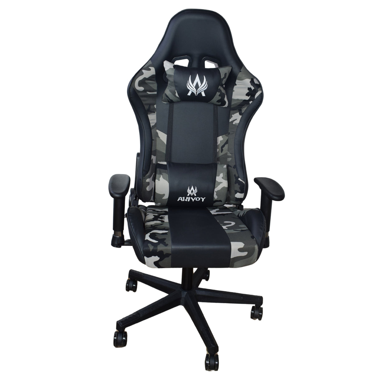 Silla Gamer Black Cops Negro 51x132cm Reclinable con Soporte Lumbar y Apoya Cabezas - SILLAS DE OFICINA | Bylmo