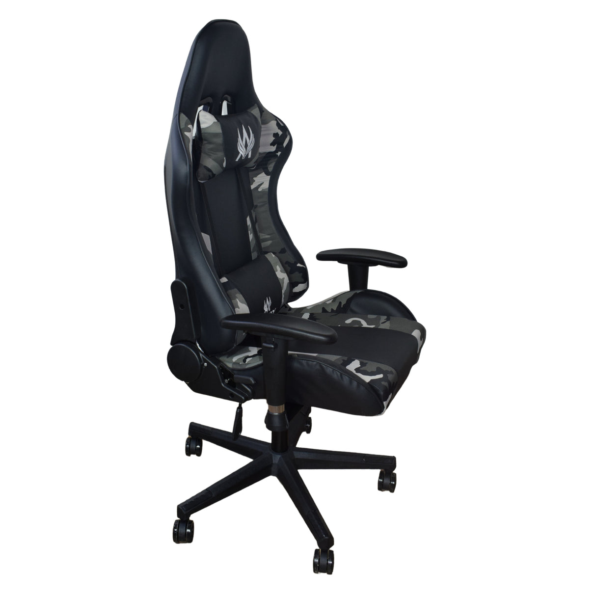 Silla Gamer Black Cops Negro 51x132cm Reclinable con Soporte Lumbar y Apoya Cabezas - SILLAS DE OFICINA | Bylmo