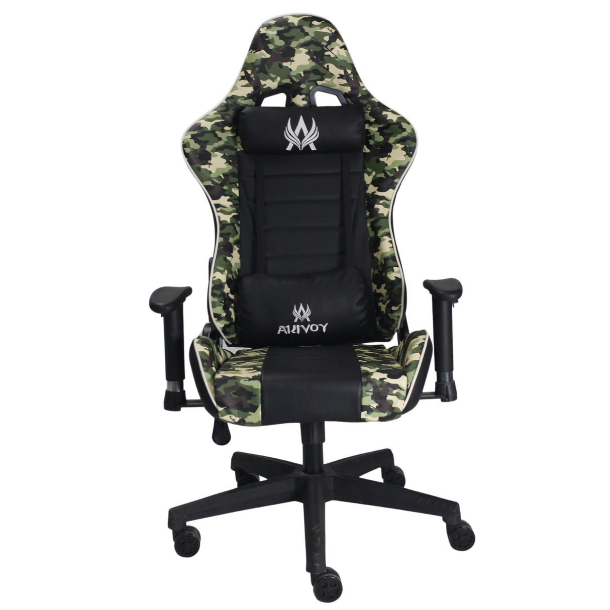 Silla Gamer Warzone Negro 54x137cm Reclinable con Soporte Lumbar y Apoya Cabezas - SILLAS DE OFICINA | Bylmo