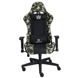 Silla Gamer Warzone Negro 54x137cm Reclinable con Soporte Lumbar y Apoya Cabezas - SILLAS DE OFICINA | Bylmo