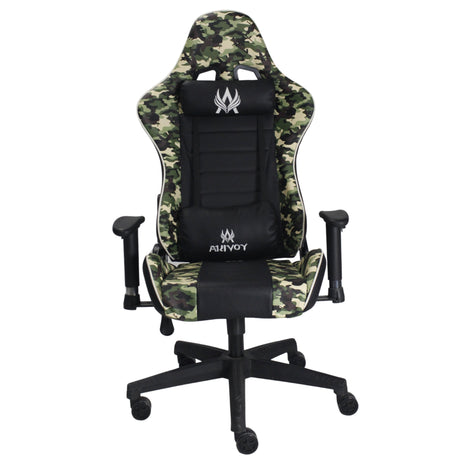 Silla Gamer Warzone Negro 54x137cm Reclinable con Soporte Lumbar y Apoya Cabezas - SILLAS DE OFICINA | Bylmo