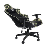 Silla Gamer Warzone Negro 54x137cm Reclinable con Soporte Lumbar y Apoya Cabezas - SILLAS DE OFICINA | Bylmo