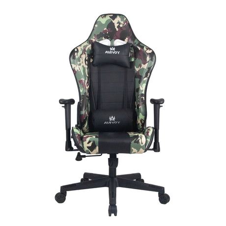 Silla Gamer Overkill Negro 51x132cm Reclinable con Soporte Lumbar y Apoya Cabezas - SILLAS DE OFICINA | Bylmo