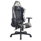 Silla Gamer Creed Negro 51x132cm Reclinable con Soporte Lumbar y Apoya Cabezas - SILLAS DE OFICINA | Bylmo