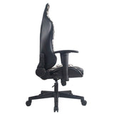 Silla Gamer Creed Negro 51x132cm Reclinable con Soporte Lumbar y Apoya Cabezas - SILLAS DE OFICINA | Bylmo