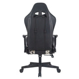 Silla Gamer Creed Negro 51x132cm Reclinable con Soporte Lumbar y Apoya Cabezas - SILLAS DE OFICINA | Bylmo