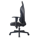 Silla Gamer Creed Negro 51x132cm Reclinable con Soporte Lumbar y Apoya Cabezas - SILLAS DE OFICINA | Bylmo