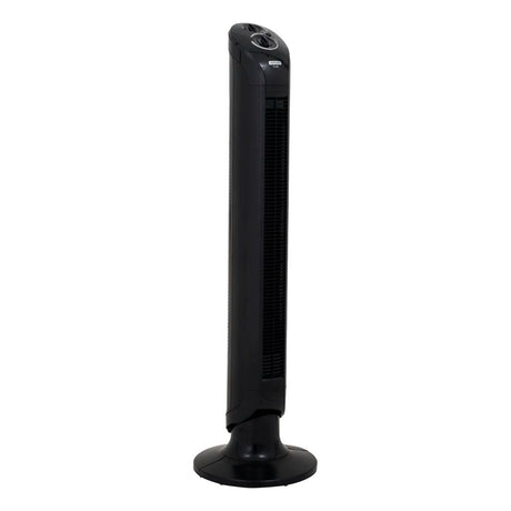 Ventilador de Torre Samurai Eole Negro 28x101cm de Tres Velocidades y con Temporizador - VENTILADORES | Bylmo