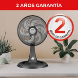 Ventilador 2 en 1 Samurai Turbo Silence Negro 40x122cm de Tres Velocidades - VENTILADORES | Bylmo