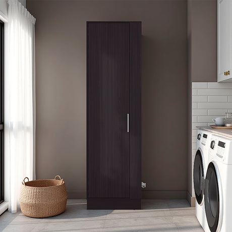 Mueble de Aseo Lilo Wengue 53.6x183.7cm con Una Puerta - MUEBLES DE ASEO Y ROPAS | Bylmo