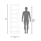 Mueble de Aseo Lilo Wengue 53.6x183.7cm con Una Puerta - MUEBLES DE ASEO Y ROPAS | Bylmo