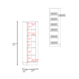 Mueble de Aseo Lilo Wengue 53.6x183.7cm con Una Puerta - MUEBLES DE ASEO Y ROPAS | Bylmo