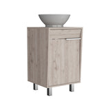 Mueble para Lavamanos Carter Bardolino 45.2x86.4cm Individual con Lavamanos de Sobreponer y con Patas - MUEBLES PARA LAVAMANOS | Bylmo