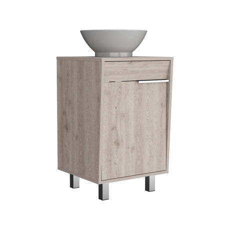 Mueble para Lavamanos Carter Bardolino 45.2x86.4cm Individual con Lavamanos de Sobreponer y con Patas - MUEBLES PARA LAVAMANOS | Bylmo