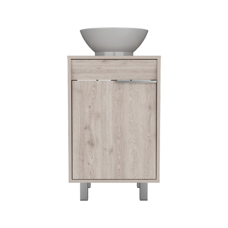 Mueble para Lavamanos Carter Bardolino 45.2x86.4cm Individual con Lavamanos de Sobreponer y con Patas - MUEBLES PARA LAVAMANOS | Bylmo