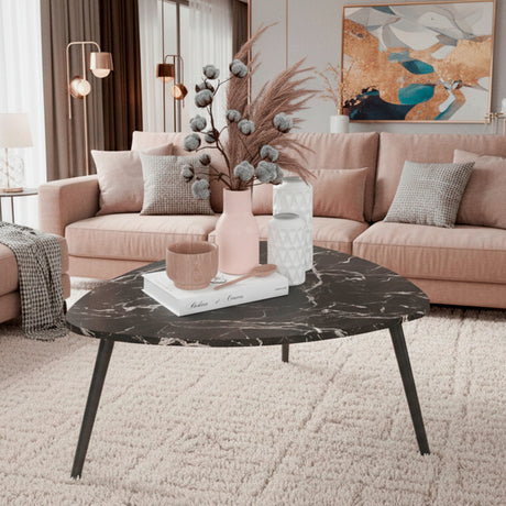 Mesa de Centro Narvik Mamba 74x31.5cm Ovalado con Patas - MESAS DE CENTRO | Bylmo