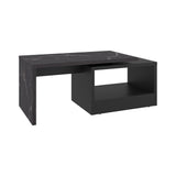 Mesa de Centro Kaia Wengue y Mamba 100.2x40cm Rectangular con Compartimiento - MESAS DE CENTRO | Bylmo