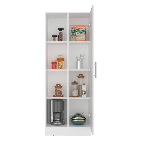 Alacena Felch Blanco 60x160cm y con Una Puerta - ALACENAS Y MUEBLES MICROONDAS | Bylmo