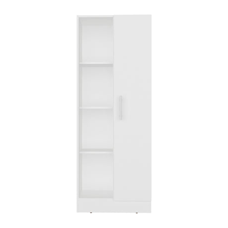 Alacena Felch Blanco 60x160cm y con Una Puerta - ALACENAS Y MUEBLES MICROONDAS | Bylmo