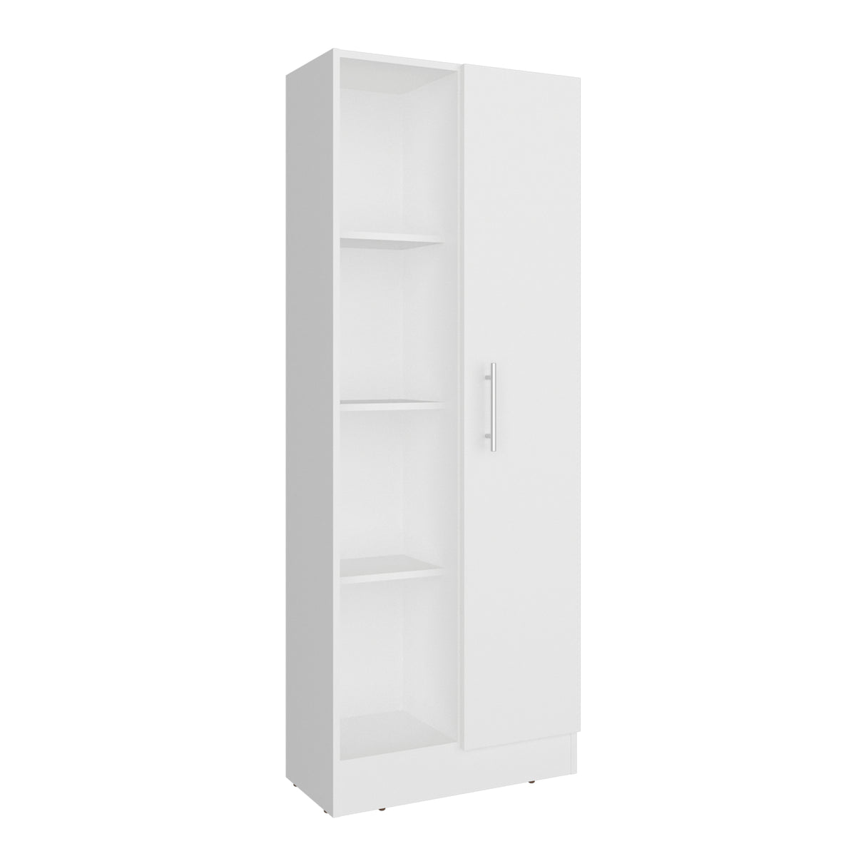 Alacena Felch Blanco 60x160cm y con Una Puerta - ALACENAS Y MUEBLES MICROONDAS | Bylmo