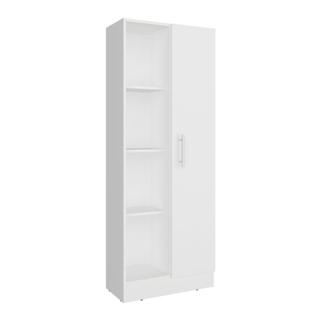Alacena Felch Blanco 60x160cm y con Una Puerta - ALACENAS Y MUEBLES MICROONDAS | Bylmo