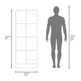 Alacena Felch Blanco 60x160cm y con Una Puerta - ALACENAS Y MUEBLES MICROONDAS | Bylmo