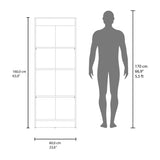 Alacena Juls Blanco 60x160cm y con Dos Puertas - ALACENAS Y MUEBLES MICROONDAS | Bylmo