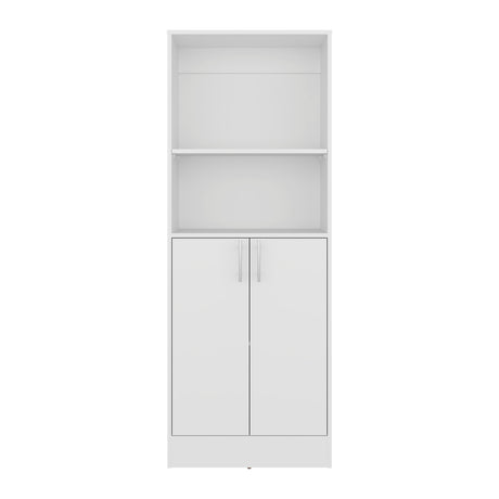 Alacena Juls Blanco 60x160cm y con Dos Puertas - ALACENAS Y MUEBLES MICROONDAS | Bylmo