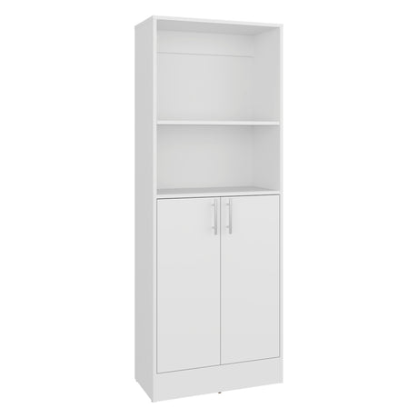 Alacena Juls Blanco 60x160cm y con Dos Puertas - ALACENAS Y MUEBLES MICROONDAS | Bylmo