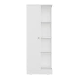 Alacena Ayora Blanco 60x160.6cm y con Una Puerta - ALACENAS Y MUEBLES MICROONDAS | Bylmo