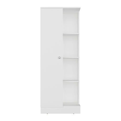 Alacena Ayora Blanco 60x160.6cm y con Una Puerta - ALACENAS Y MUEBLES MICROONDAS | Bylmo