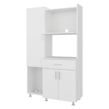 Alacena Pantress Eco Blanco 98x165cm Con Espacio para Microondas y con Tres Puertas - ALACENAS Y MUEBLES MICROONDAS | Bylmo