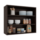 Gabinete de Cocina Baroque Nogal 91.4x76.2cm con Dos Entrepaños - MUEBLES SUPERIORES DE COCINA | Bylmo