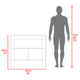 Isla de Cocina Cala Wengue y Mamba 103x90cm con Tres Compartimientos y con Patas - BARRAS Y MUEBLES AUXILIARES | Bylmo