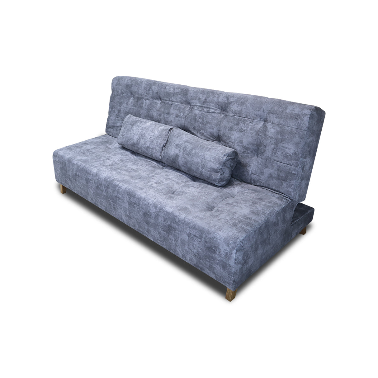 Sofá Cama Seiler Blanco Nieve 180x94cm Reclinable de Tela Amigable con Mascotas de Tres Puestos con Apoya Brazos - SOFAS Y POLTRONAS | Bylmo