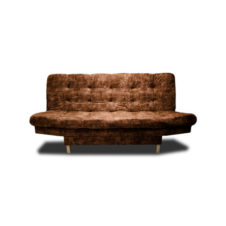 Sofá Cama Kuster Camel 185x90cm Reclinable de Tela Amigable con Mascotas de Tres Puestos sin Apoya Brazos - SOFAS Y POLTRONAS | Bylmo