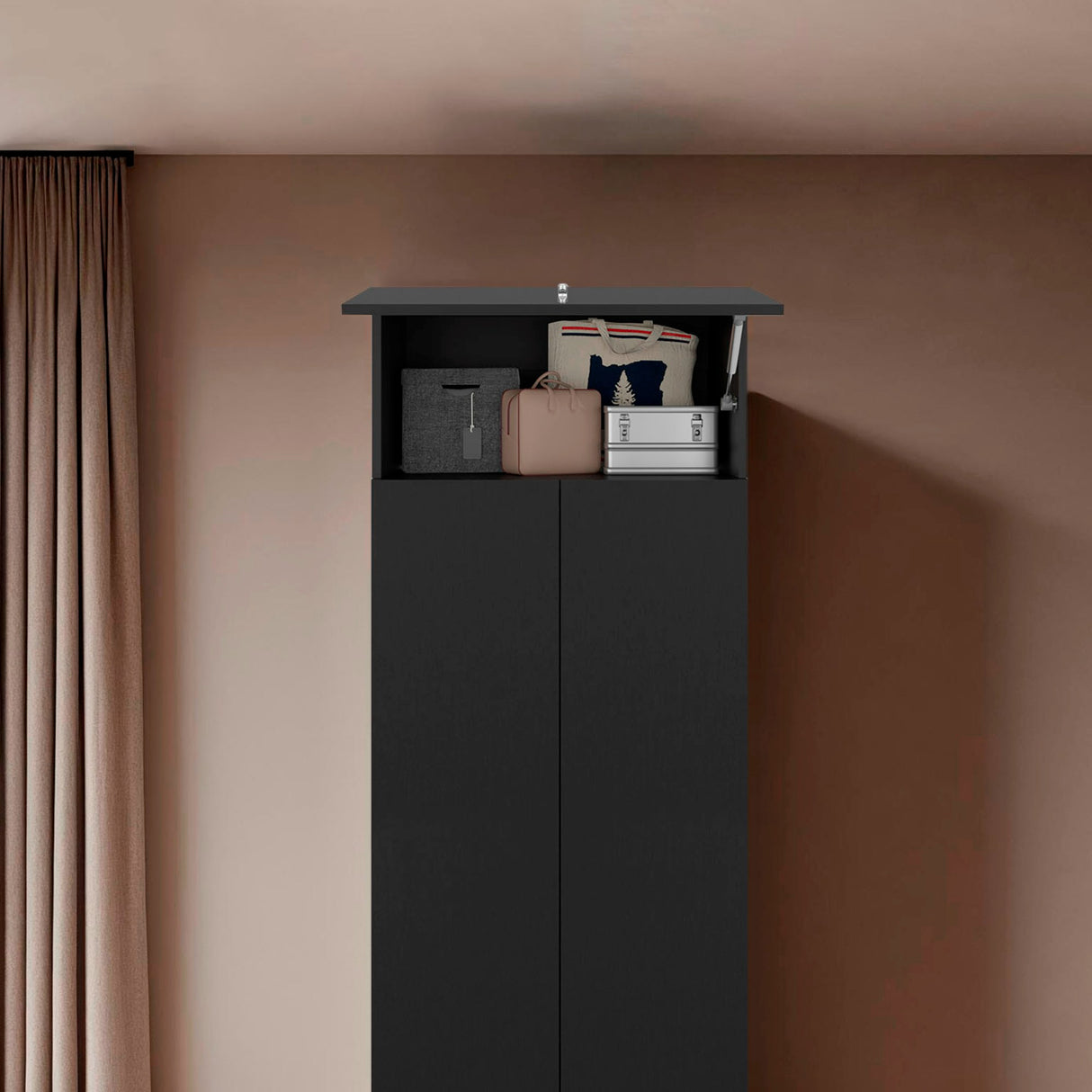 Complemento para Closet Tuhogar Wengue 60x30cm con Una Puerta - CLOSETS | Bylmo