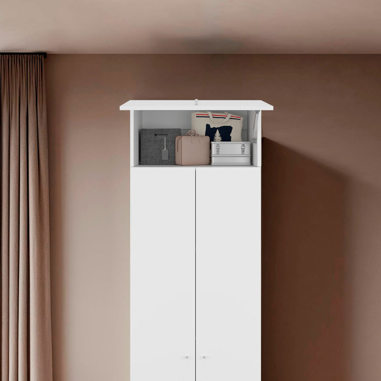 Complemento para Closet Tuhogar Blanco 60x30cm con Una Puerta - CLOSETS | Bylmo