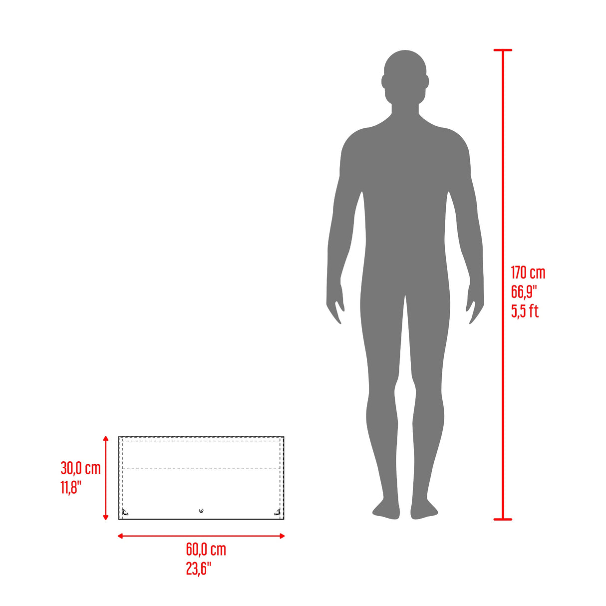 Complemento para Closet Tuhogar Blanco 60x30cm con Una Puerta - CLOSETS | Bylmo