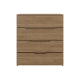 Cajonera Zoe Fresno 80x89.1cm de Cuatro Hileras con Cuatro Cajones - CAJONERAS Y COMODAS | Bylmo