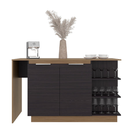 Barra Cocina Lumina Wengue y Fresno - Bylmo
