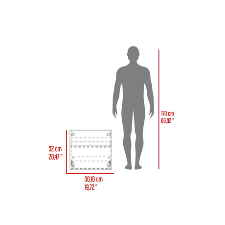 Mueble para Lavamanos Aydin Blanco 50.1x52cm Flotante Individual sin Lavamanos y con Un Cajón - MUEBLES PARA LAVAMANOS | Bylmo
