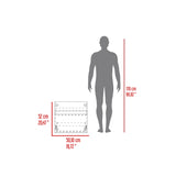 Mueble para Lavamanos Aydin Blanco 50.1x52cm Flotante Individual sin Lavamanos y con Un Cajón - MUEBLES PARA LAVAMANOS | Bylmo