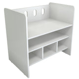Cama Cuna Colecho Blanco 71x68cm con Cabecero con Colchón Infantil y con Almacenamiento - CAMAS | Bylmo